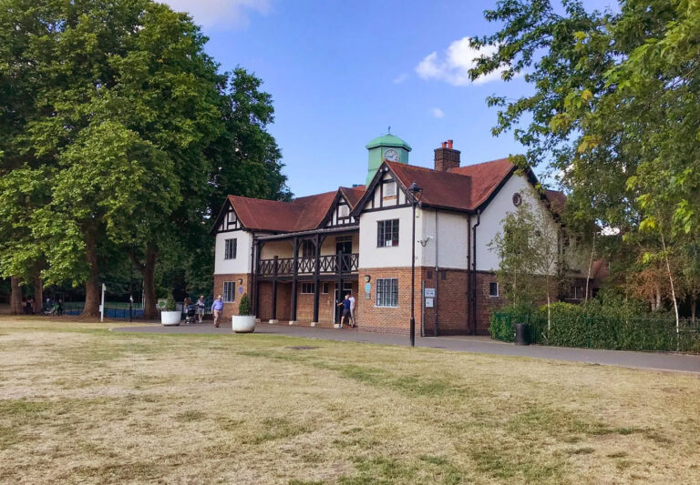 The histiric Pavillion at Paddington Recreation Ground, dating back to 1996