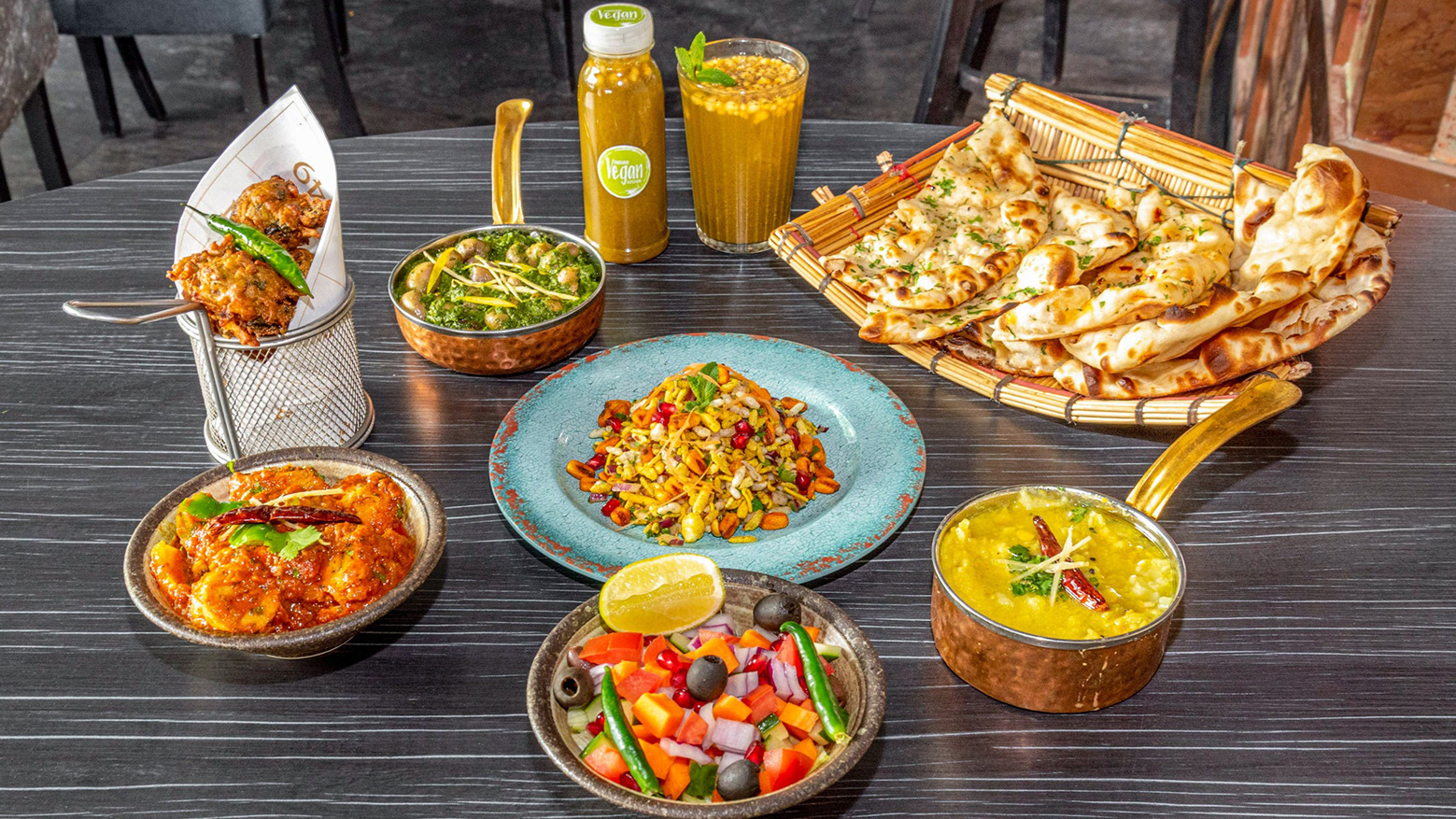 Showcasing some of the colourful dishes on offer at Dhaba@49