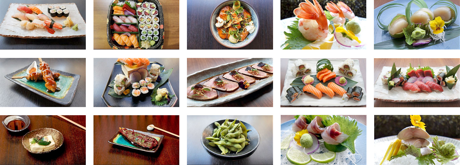 Some of the enticing dishes on offer at Sushi Murasaki