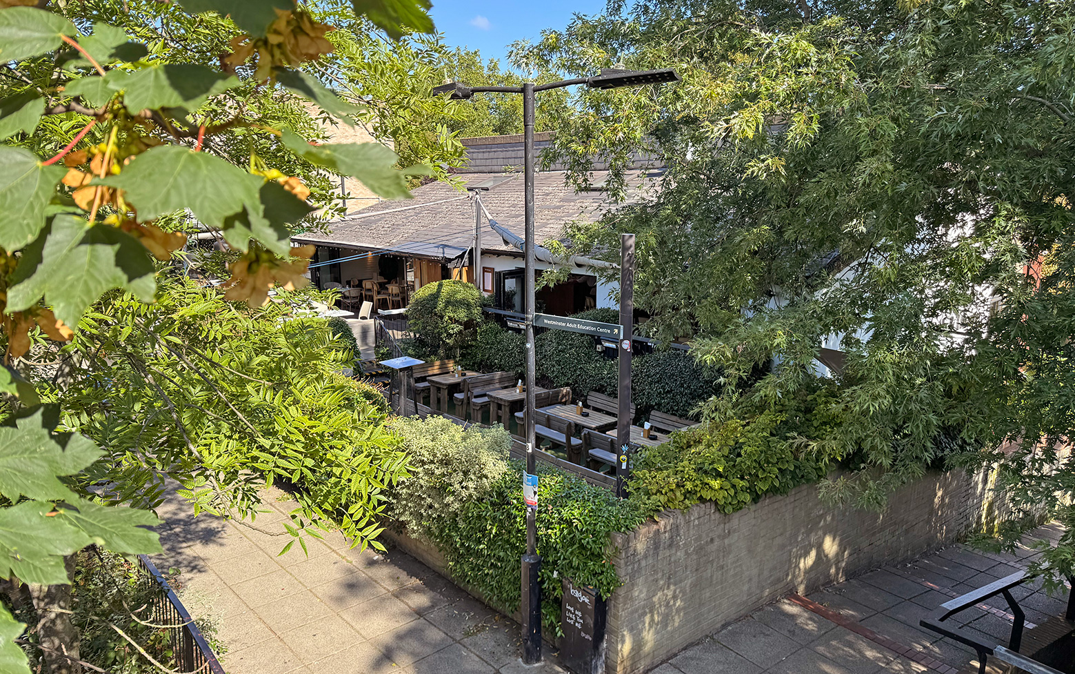 The Waterway Restaurant is another of Maida Vale restaurant where you can dine by the Grand Union Canal