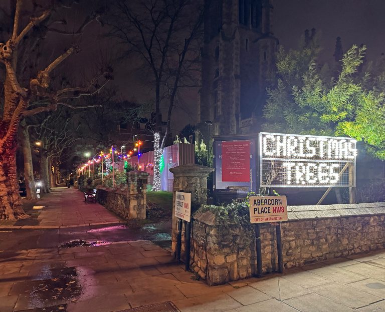Pines & Needles sellsreal Christmas Trees and are close to Morshead Mansions