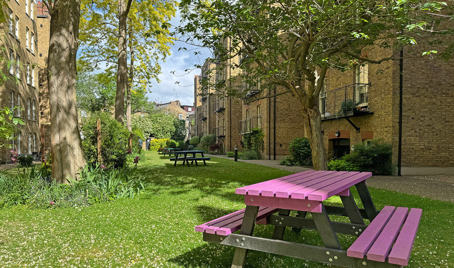 Using the Morshead Mansions communal garden