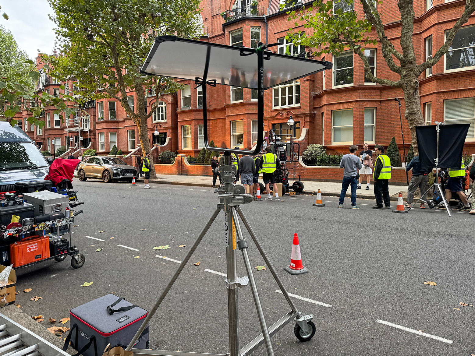 Lights, camera, action in Morshead Mansions